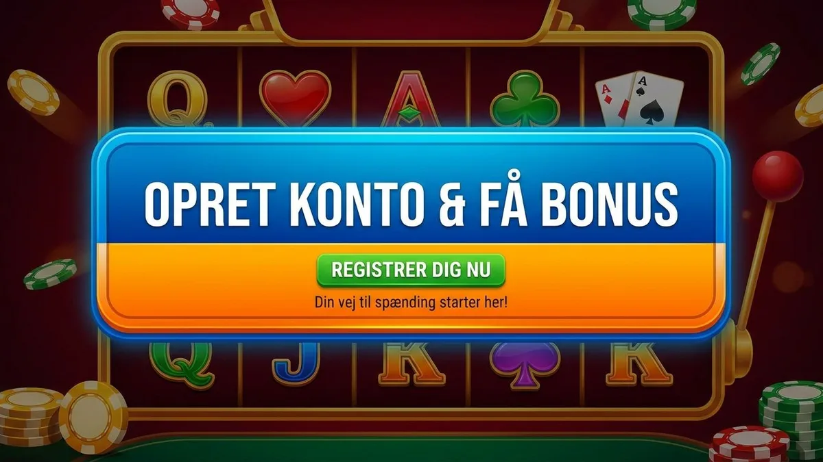 Opret konto med bonus